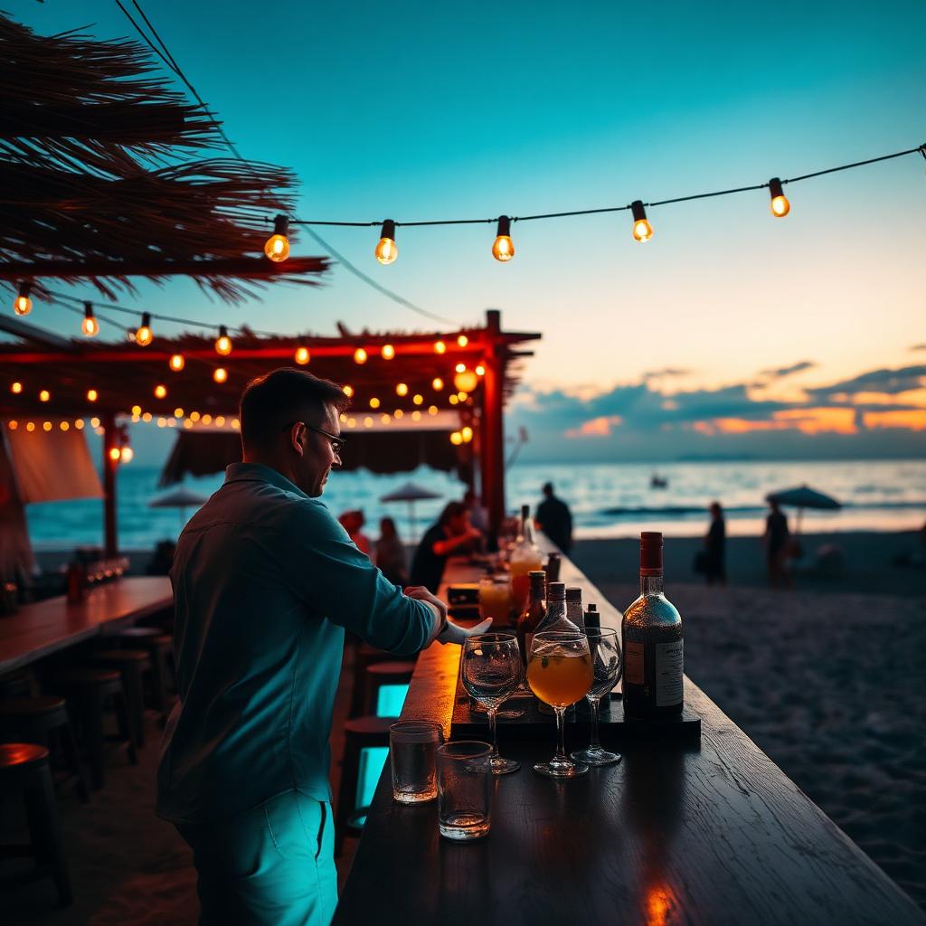 Bar al tramonto Mare 128